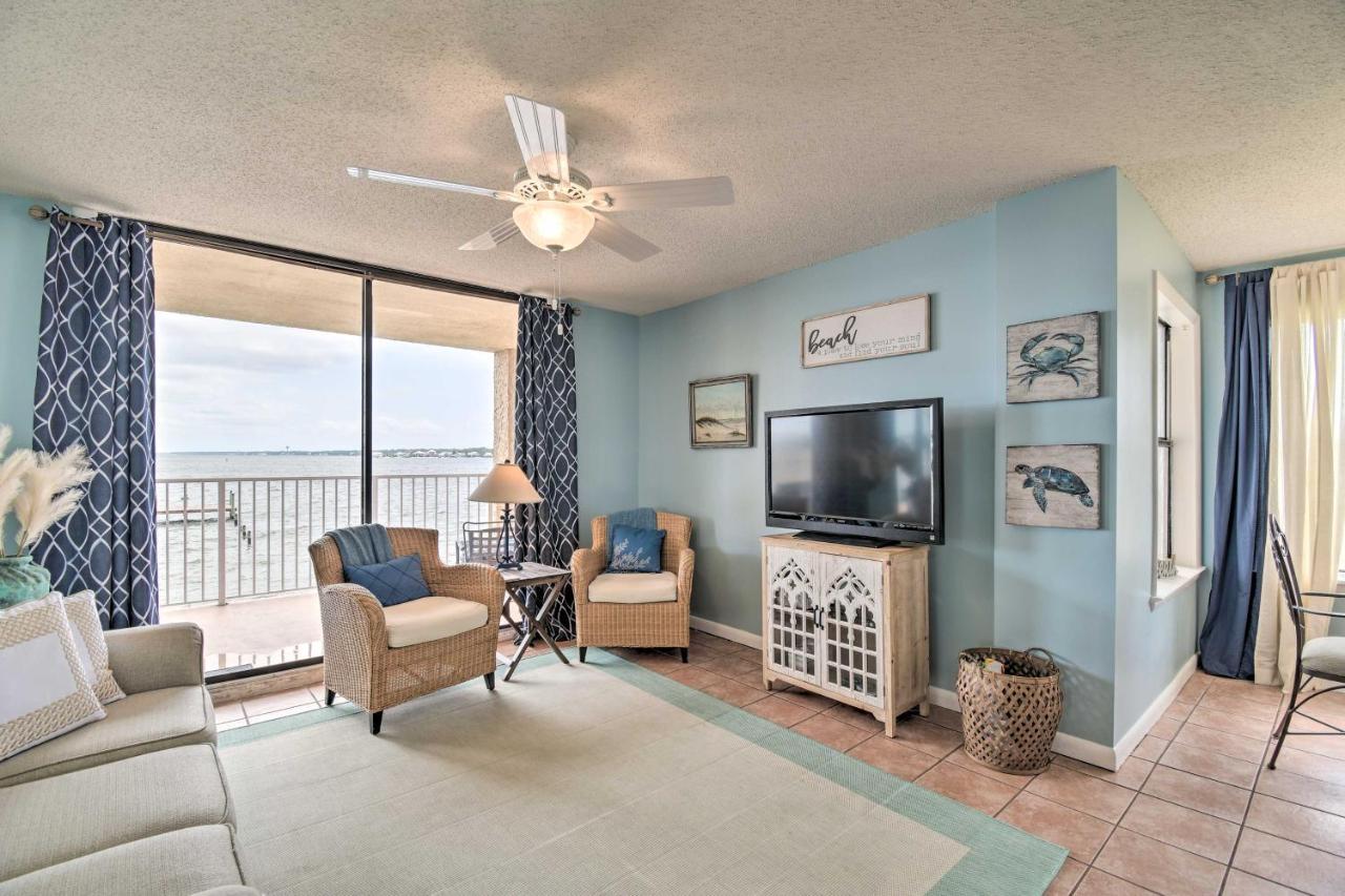 Waterfront Gulf Shores Condo With Patio, Pier And Pool 외부 사진