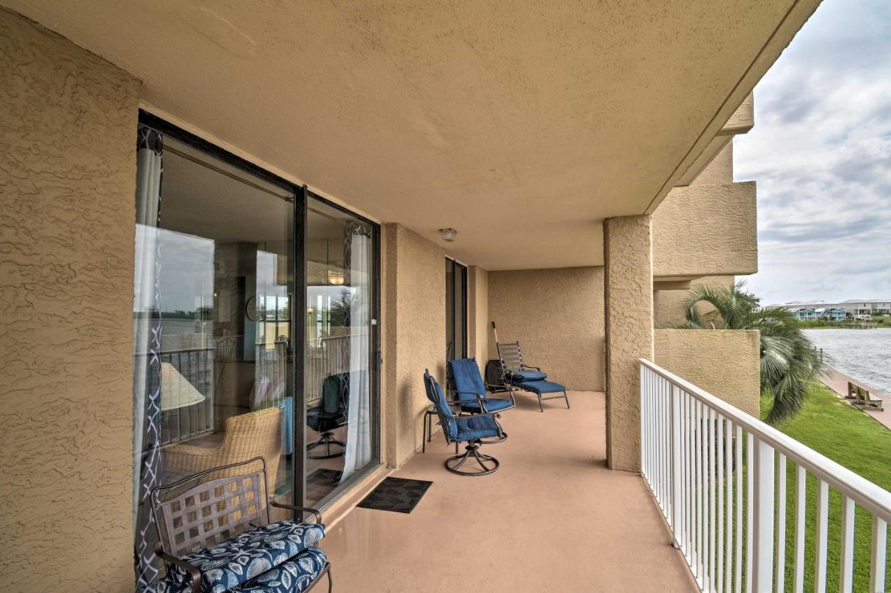Waterfront Gulf Shores Condo With Patio, Pier And Pool 외부 사진